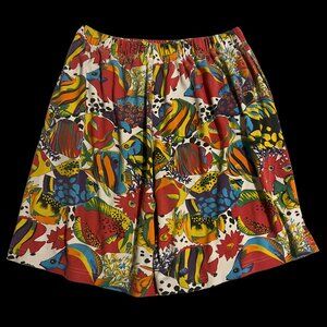 Unique Vintage Lisa International Ocean Life Lounge Shorts in US Women's Size L
